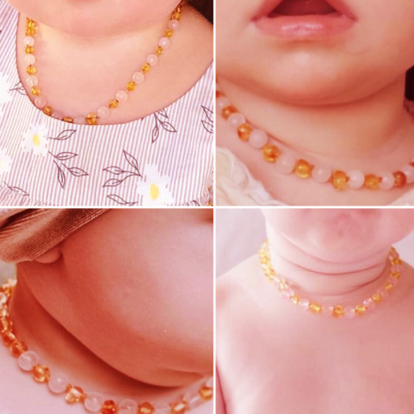 Collier d'ambre enfant